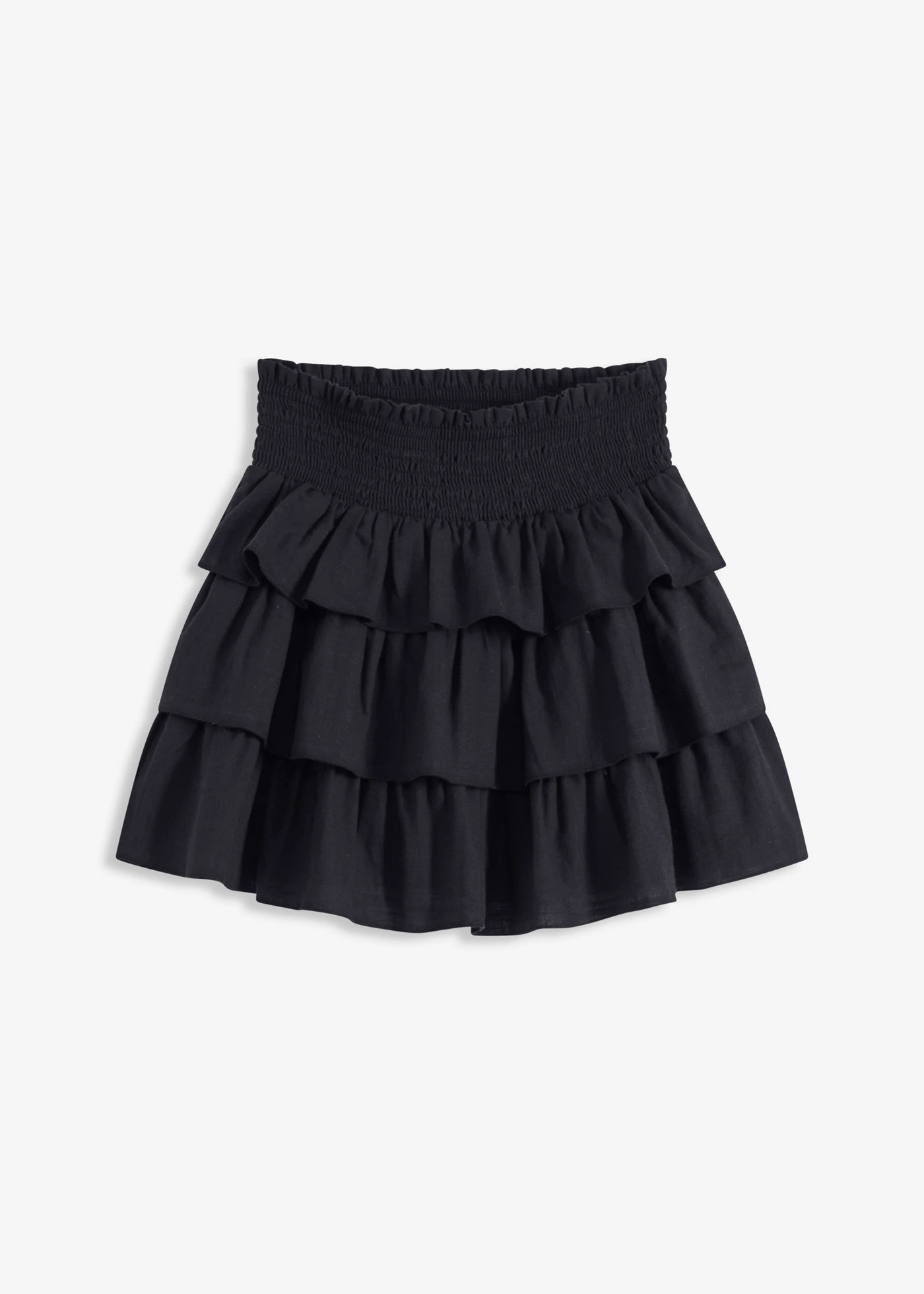 Mini-jupe 100% coton • noir • Boutique bonprix