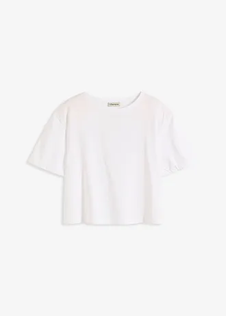 T-shirt oversize z czystej bawełny organicznej