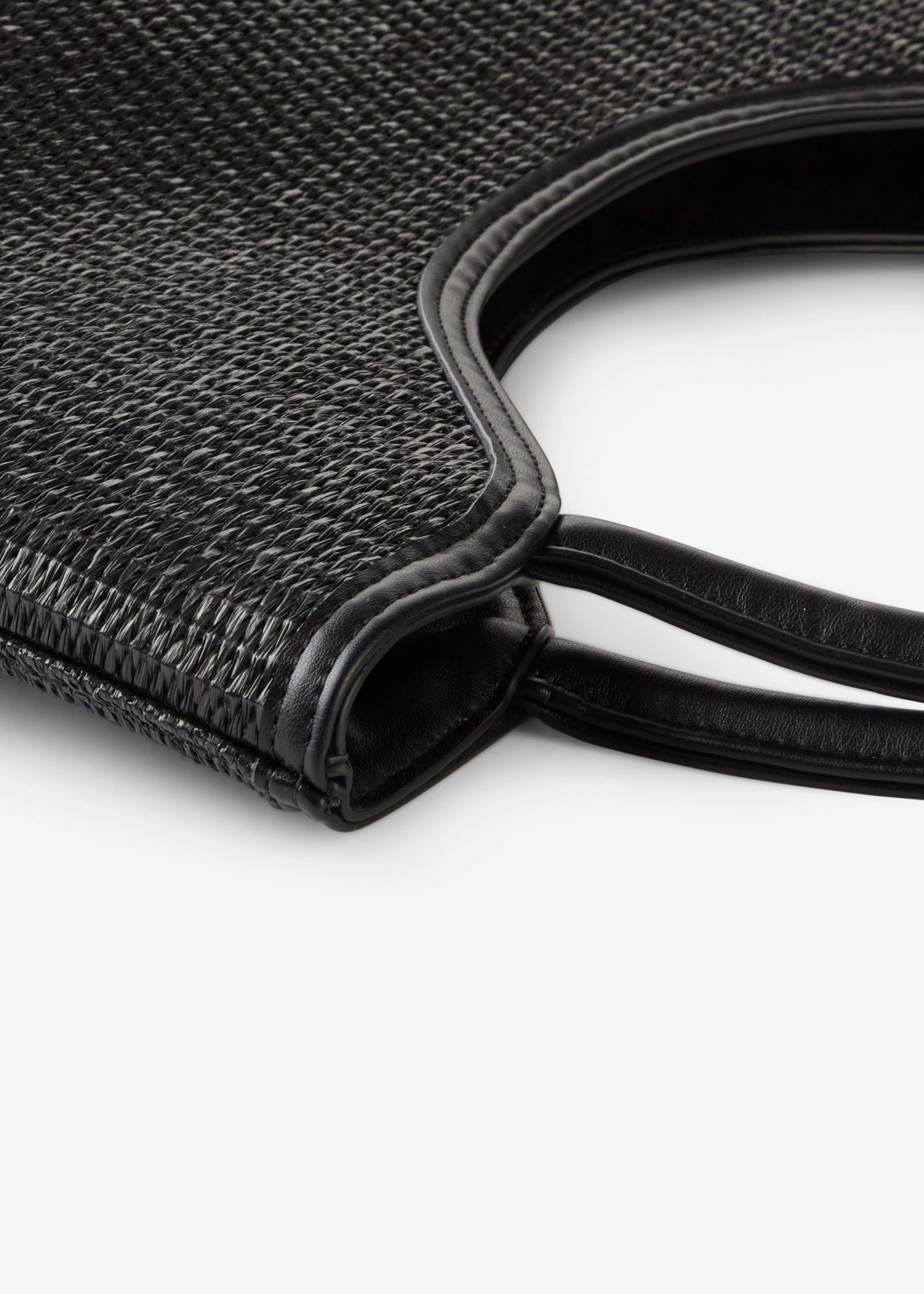 Slamená taška Shopper • čierna • obchod bonprix