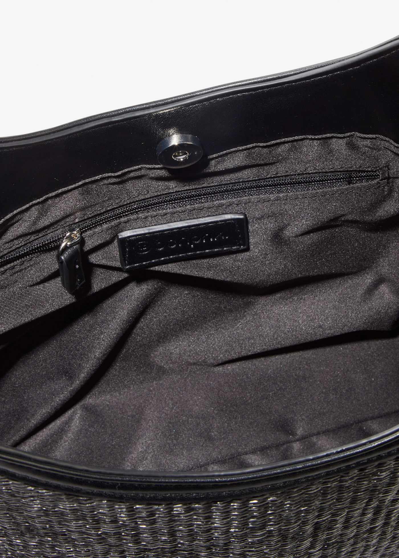 Cabas aspect paille • noir • Boutique bonprix