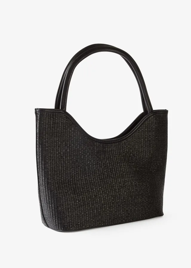Shopper in rieten look