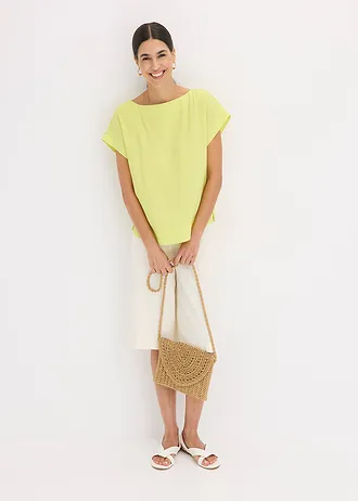 Tunika s lodičkovým výstřihem • citrónově žlutá • bonprix obchod