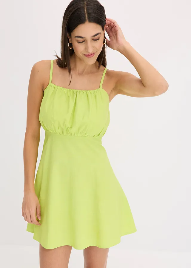 Robe courte 100% coton • jaune citron • product-page.page-title-suffix