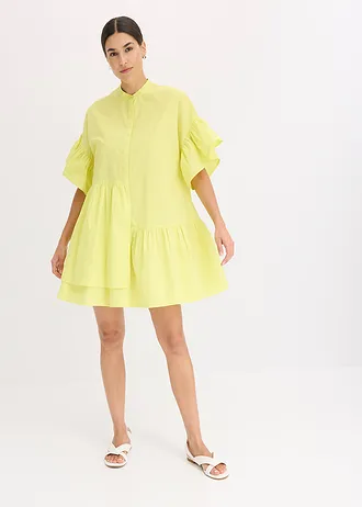 Tuniekjurk van biologisch katoen • citrusgeel • bonprix online shop