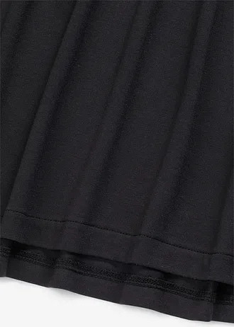 Jersey jurk van soepele viscose • zwart • bonprix online shop