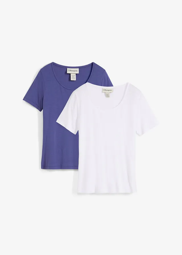 Bluză tricot din viscoză moale (set/2 buc.)