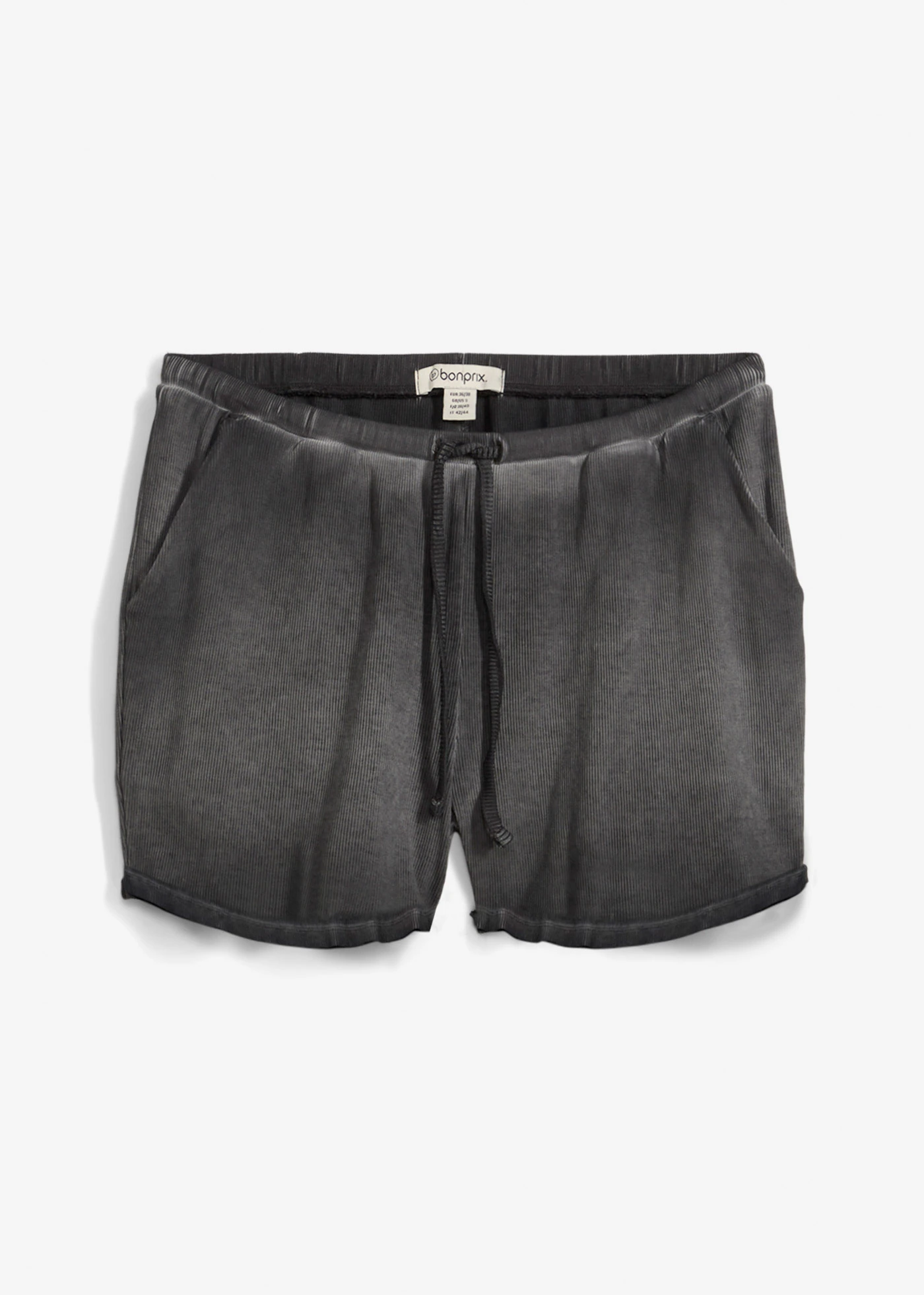 Short van biologisch katoen • leisteengrijs washed • bonprix online shop