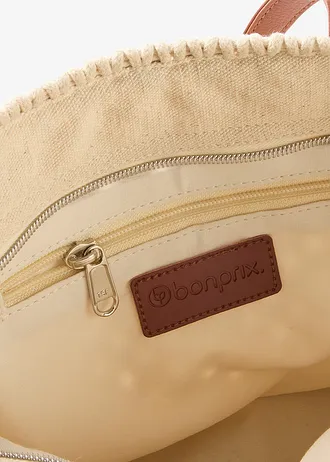 Macramé handtas • crèmewit • bonprix online shop