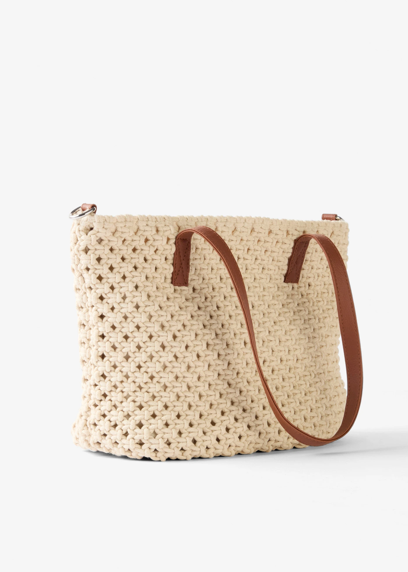 Sac à main aspect macramé • crème • Boutique bonprix
