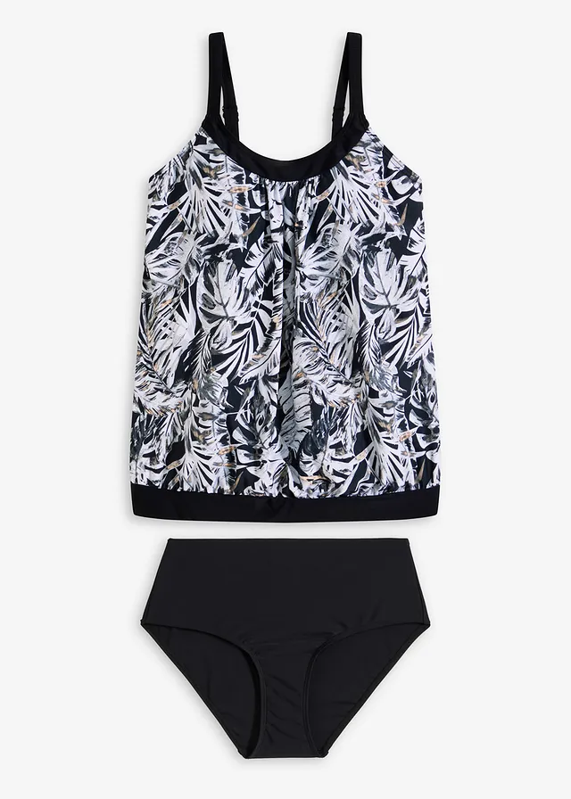 Oversized tankiny (2dílná souprava) • černá • bonprix obchod