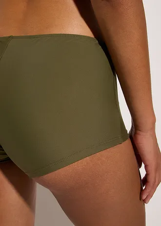 Bokové bikinové kalhotky • tmavě olivová • bonprix obchod