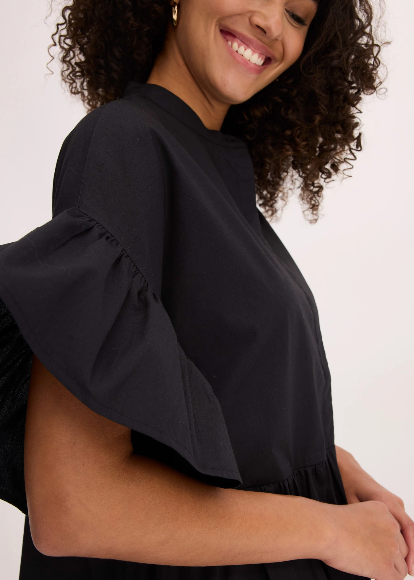 Tuniekjurk van biologisch katoen • zwart • bonprix online shop