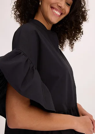 Tuniekjurk van biologisch katoen • zwart • bonprix online shop