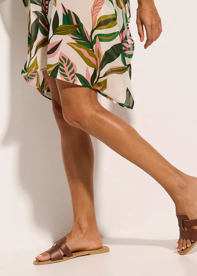 Chiffon strandtuniek • wit-groen-roze • product-page.page-title-suffix