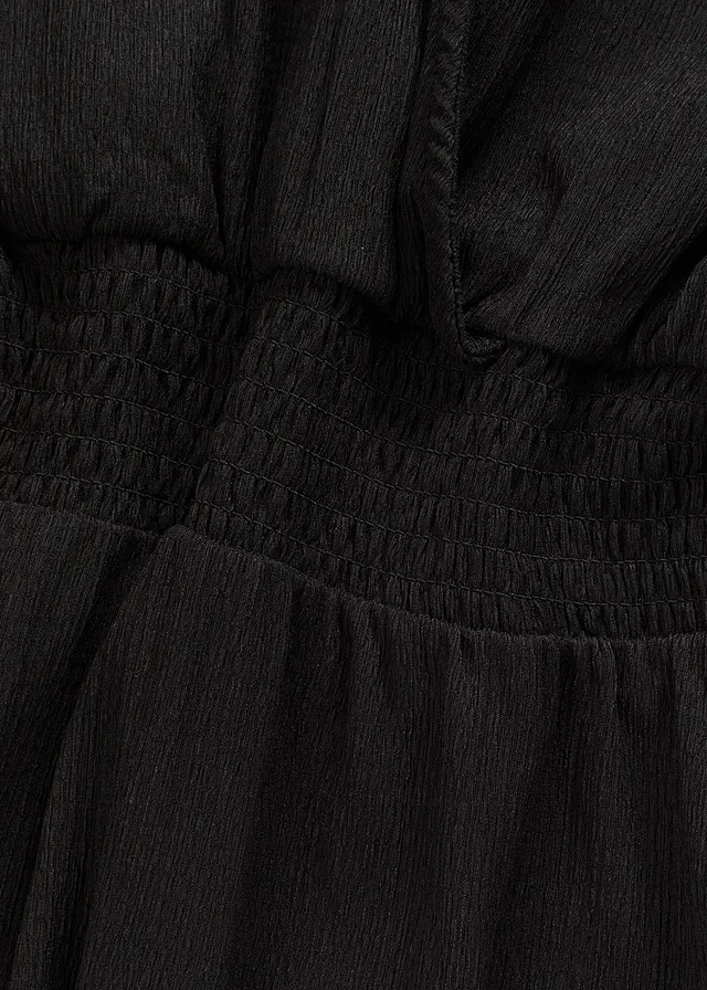 Robe en jersey crêpe aérien • noir • product-page.page-title-suffix