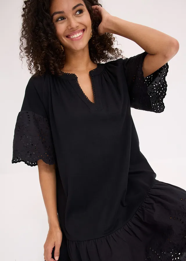 Robe-tunique 100% coton • noir • product-page.page-title-suffix