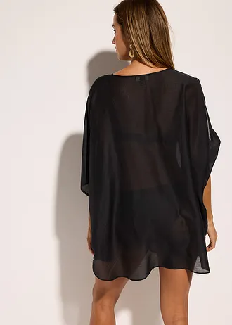 Transparante strandtuniek • zwart • bonprix online shop