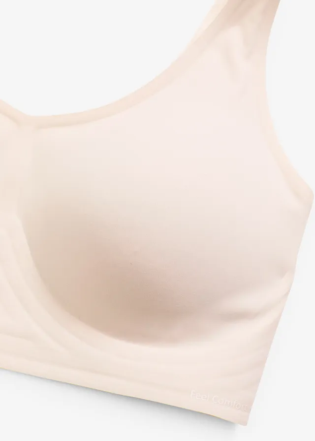 Gewatteerde Feel Comfort lasercut bh zonder beugels met Jellyglue • sandbeige • product-page.page-title-suffix