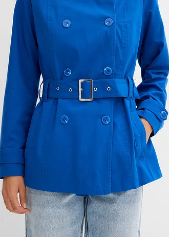 Trench-coat court • bleu arctique • Boutique bonprix