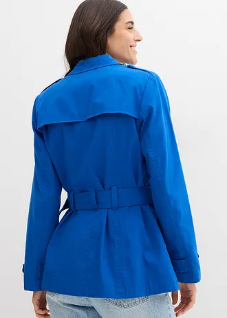 Trench-coat court • bleu arctique • Boutique bonprix