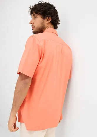 Cămașă cu mâneci scurte din bumbac 100% • oranj-mandarină • magazin bonprix