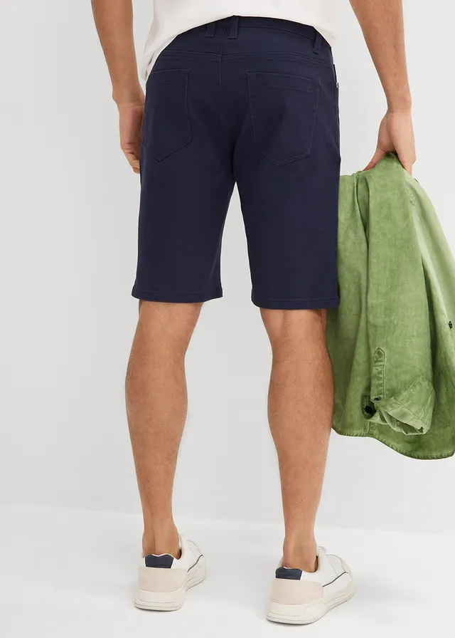 Lot de 2 bermudas extensibles, regular • bleu foncé + bleu plomb • product-page.page-title-suffix