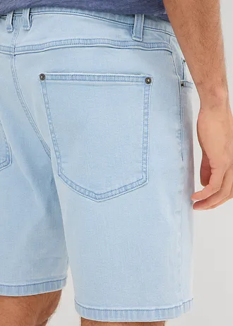 Strečové džínové šortky, Loose Fit, extra široké • ledově modrý denim • bonprix obchod