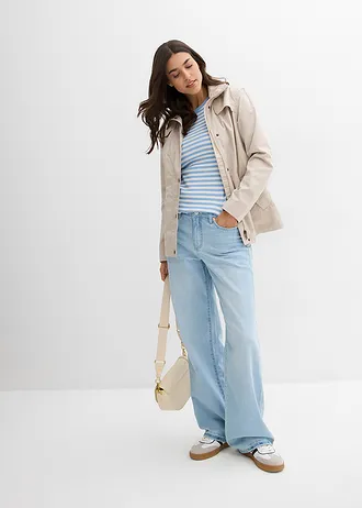 Veste à col montant • gris pierre • Boutique bonprix