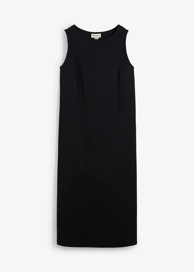 Midi šaty z ťažkej bio bavlnenej kvality