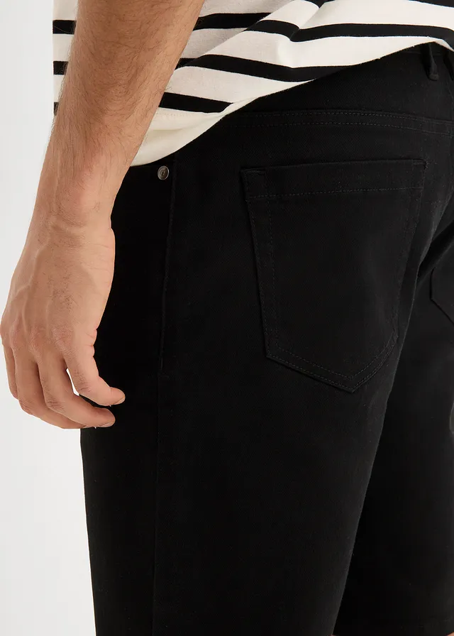 Lot de 2 bermudas extensibles, regular • noir + gris • product-page.page-title-suffix