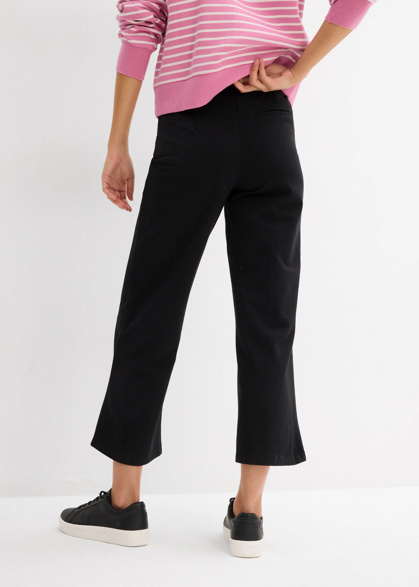 Wijde sweatpants • zwart • bonprix online shop