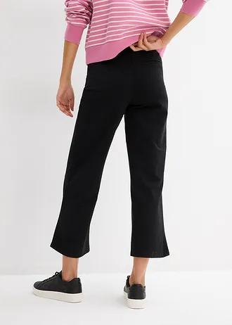 Wijde sweatpants • zwart • bonprix online shop