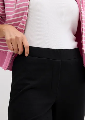 Wijde sweatpants • zwart • bonprix online shop