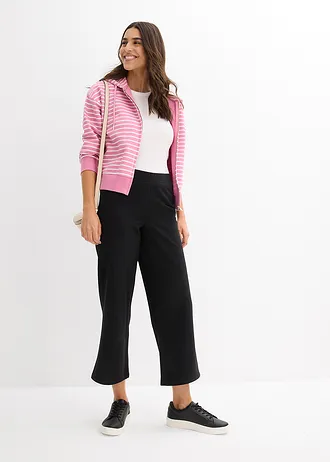 Wijde sweatpants • zwart • bonprix online shop