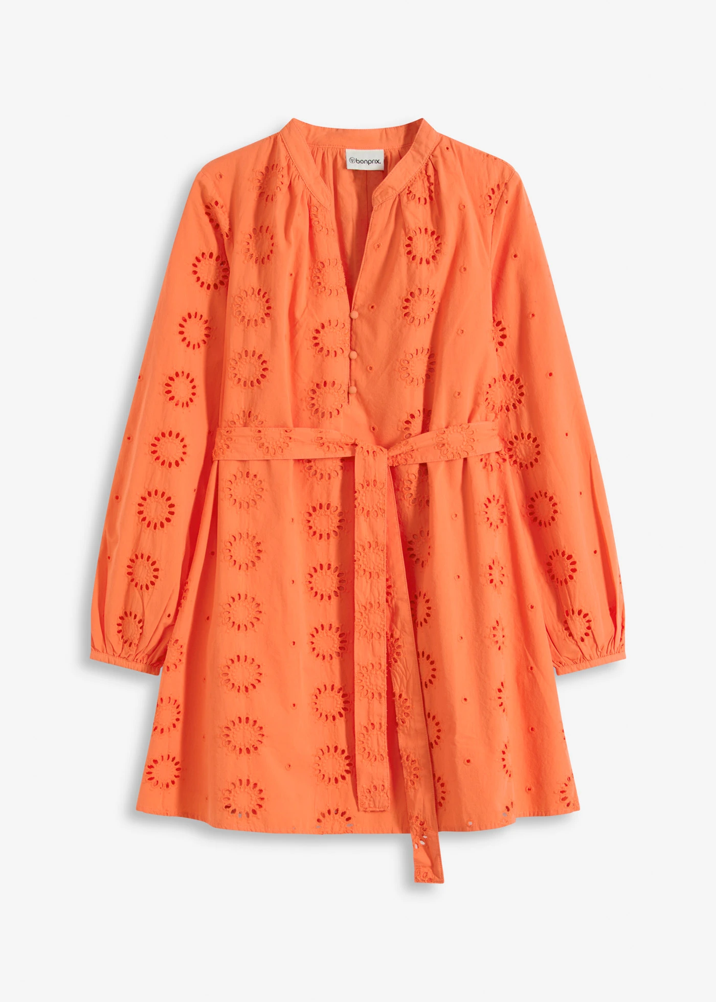 Robe blouse 100% coton • mangue • Boutique bonprix