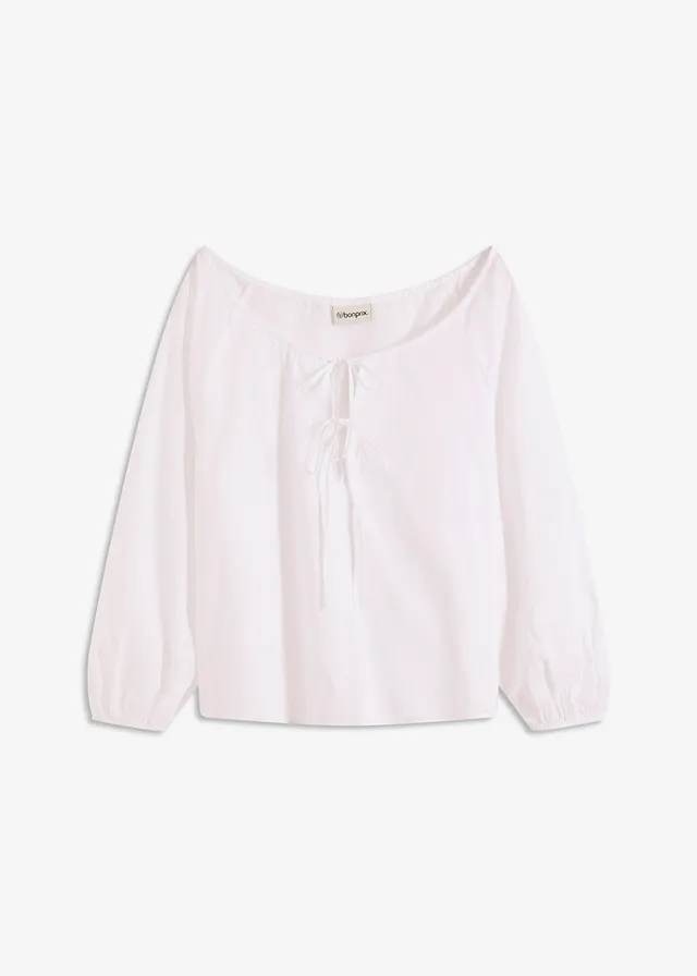 Blouse van biologisch katoen