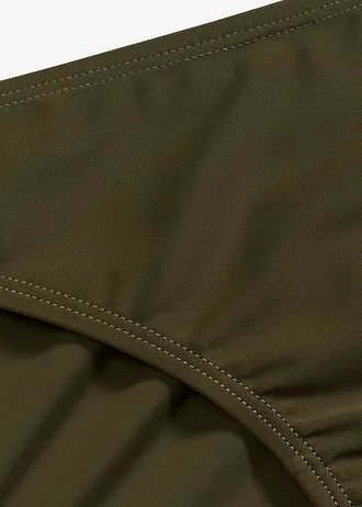 Úzké bikinové kalhotky z normálním vykrojením • tmavě olivová • bonprix obchod