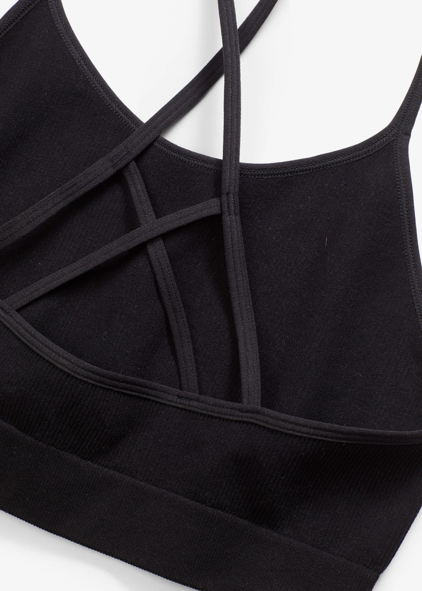 Feel Comfort Seamless Racerback bralette • zwart • product-page.page-title-suffix