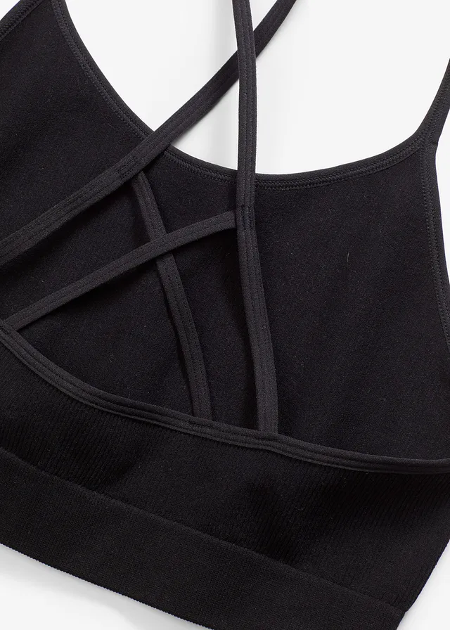 Feel Comfort Seamless Racerback bralette • zwart • product-page.page-title-suffix