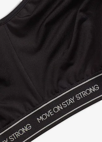 Sport bh, met gemiddelde steun • zwart • bonprix online shop