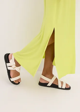 Žerzejové šaty ze splývavé viskózy • citrónově žlutá • bonprix obchod