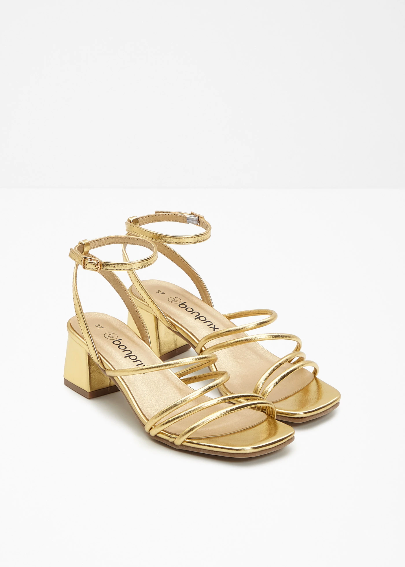 Sandales aspect métallisé • doré • Boutique bonprix