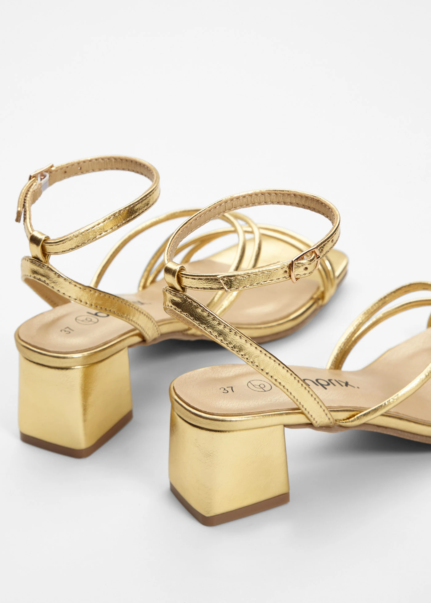 Sandales aspect métallisé • doré • Boutique bonprix