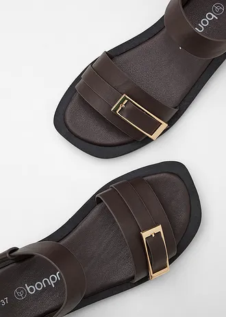 Sandalen • donkerbruin • bonprix online shop