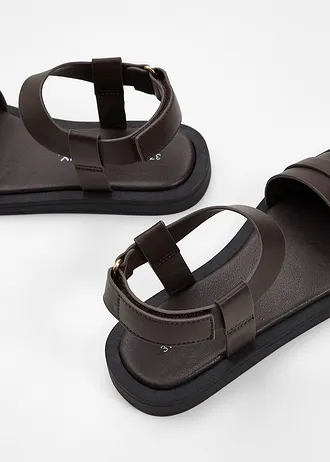 Sandalen • donkerbruin • bonprix online shop