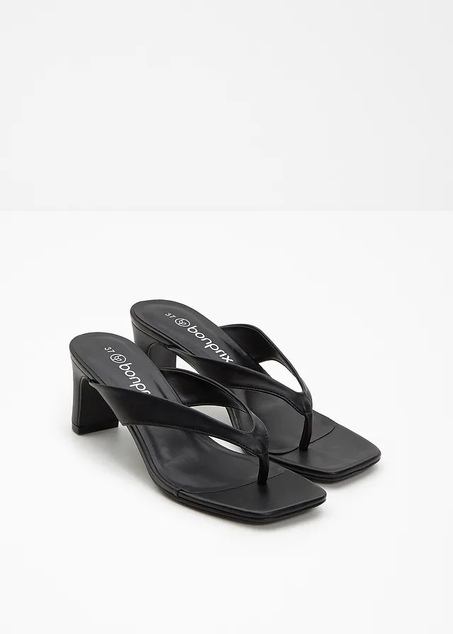 Teenslippers, Kleur: zwart