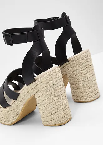 Sandály na platformě • černá • bonprix obchod