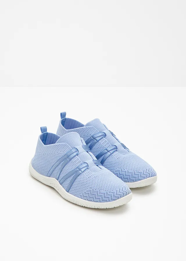Chaussures pieds nus à semelle souple, Couleur: bleu givré