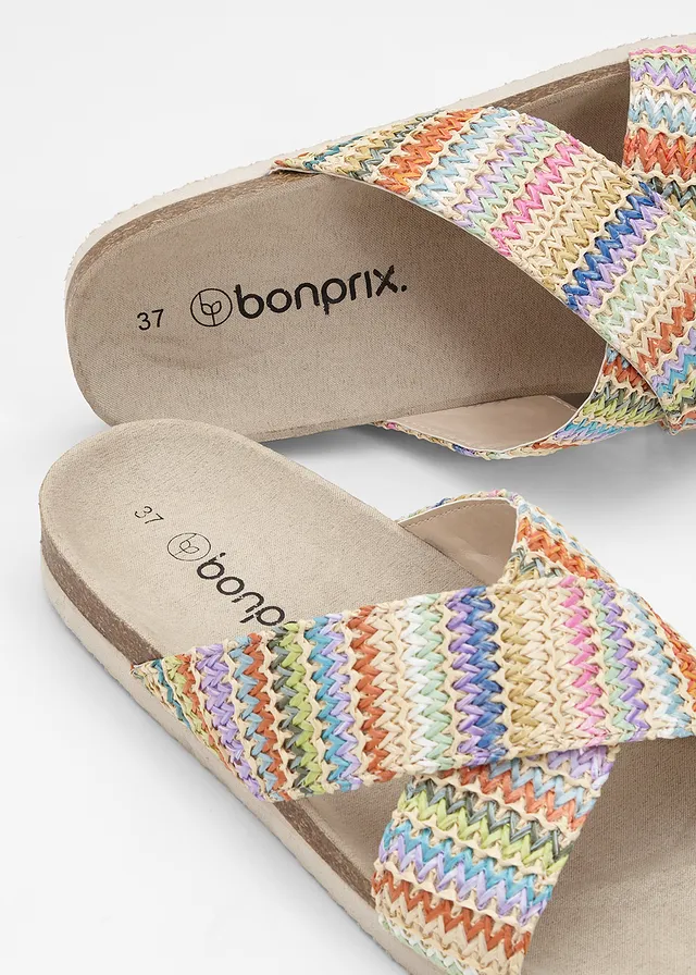 Mules, Couleur: multicolore