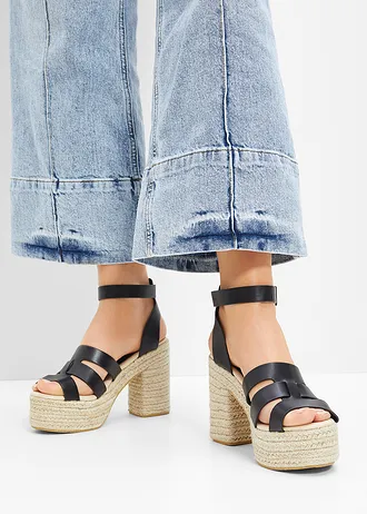 Sandály na platformě • černá • bonprix obchod